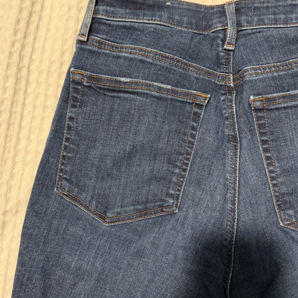 LOFT High Rise Dark Blue Jeans - Picture 5 of 9